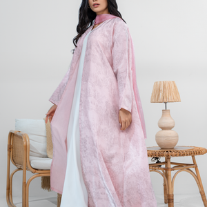 Rose aura abaya
