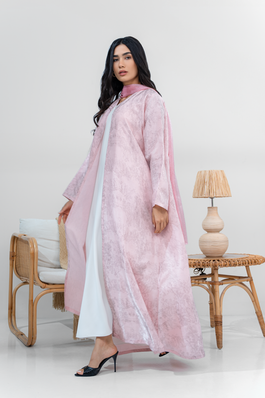 Rose aura abaya