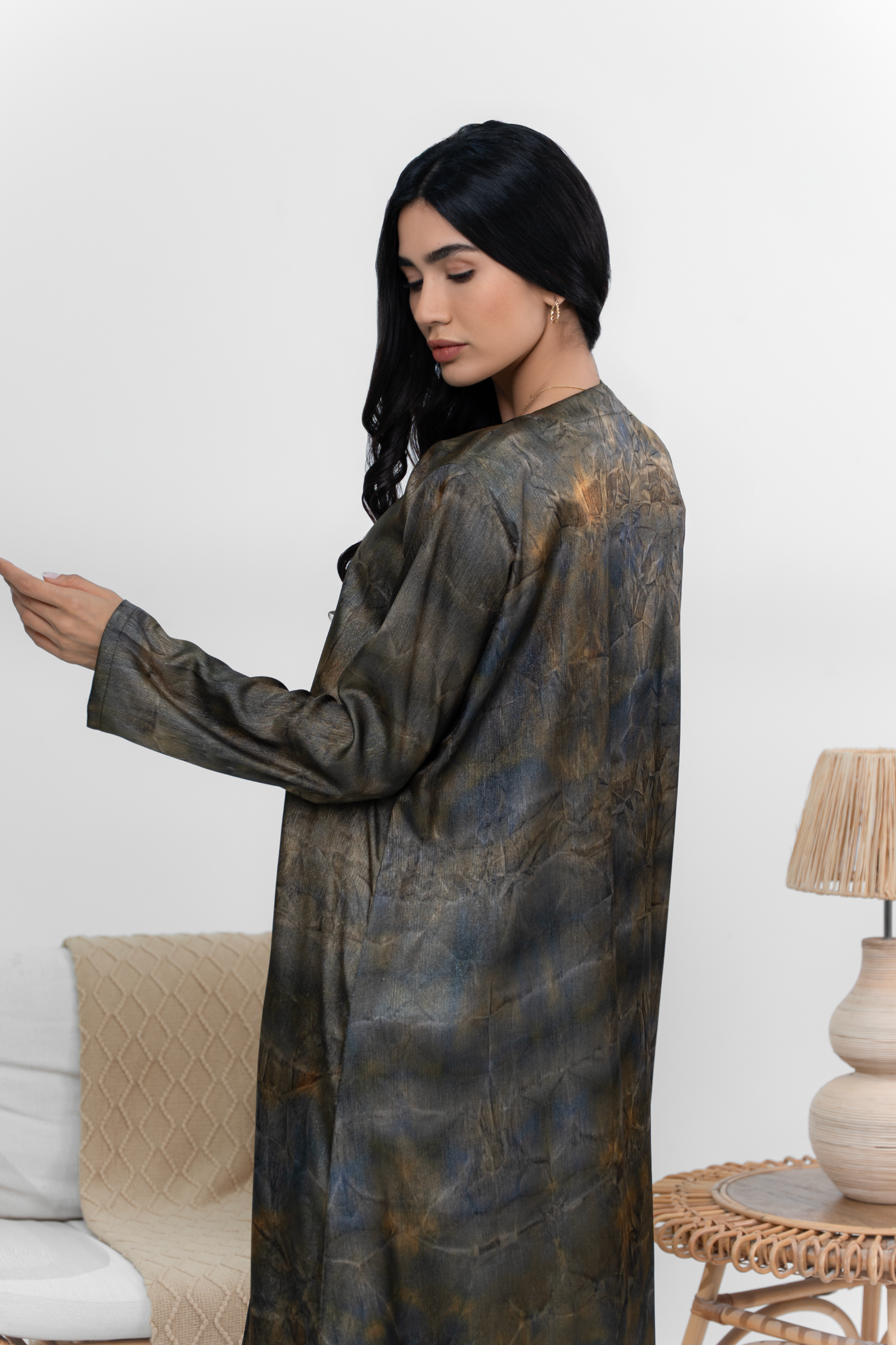 Bronz breez abaya