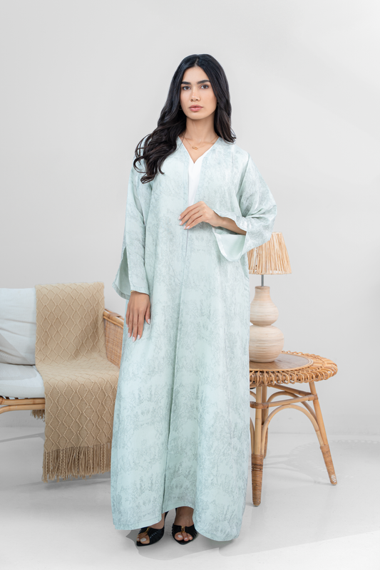 Ocean mist abaya