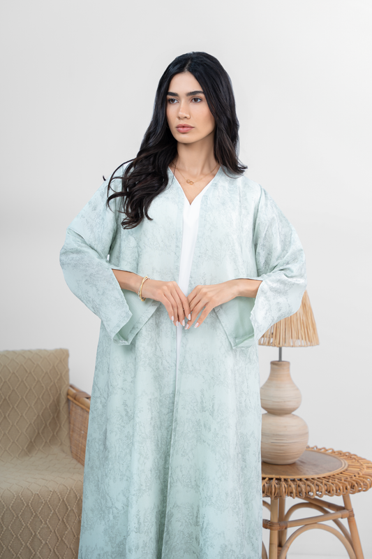 Ocean mist abaya