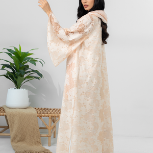 Sunset lace abaya