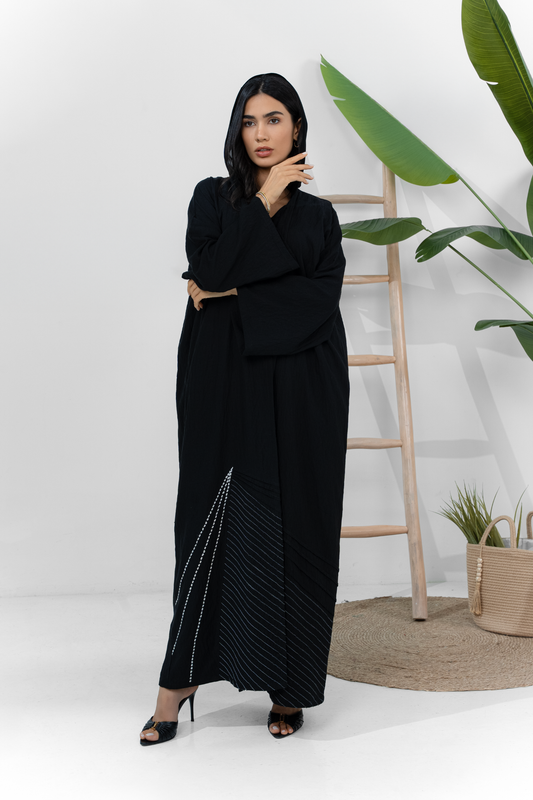 Shadow geometry abaya