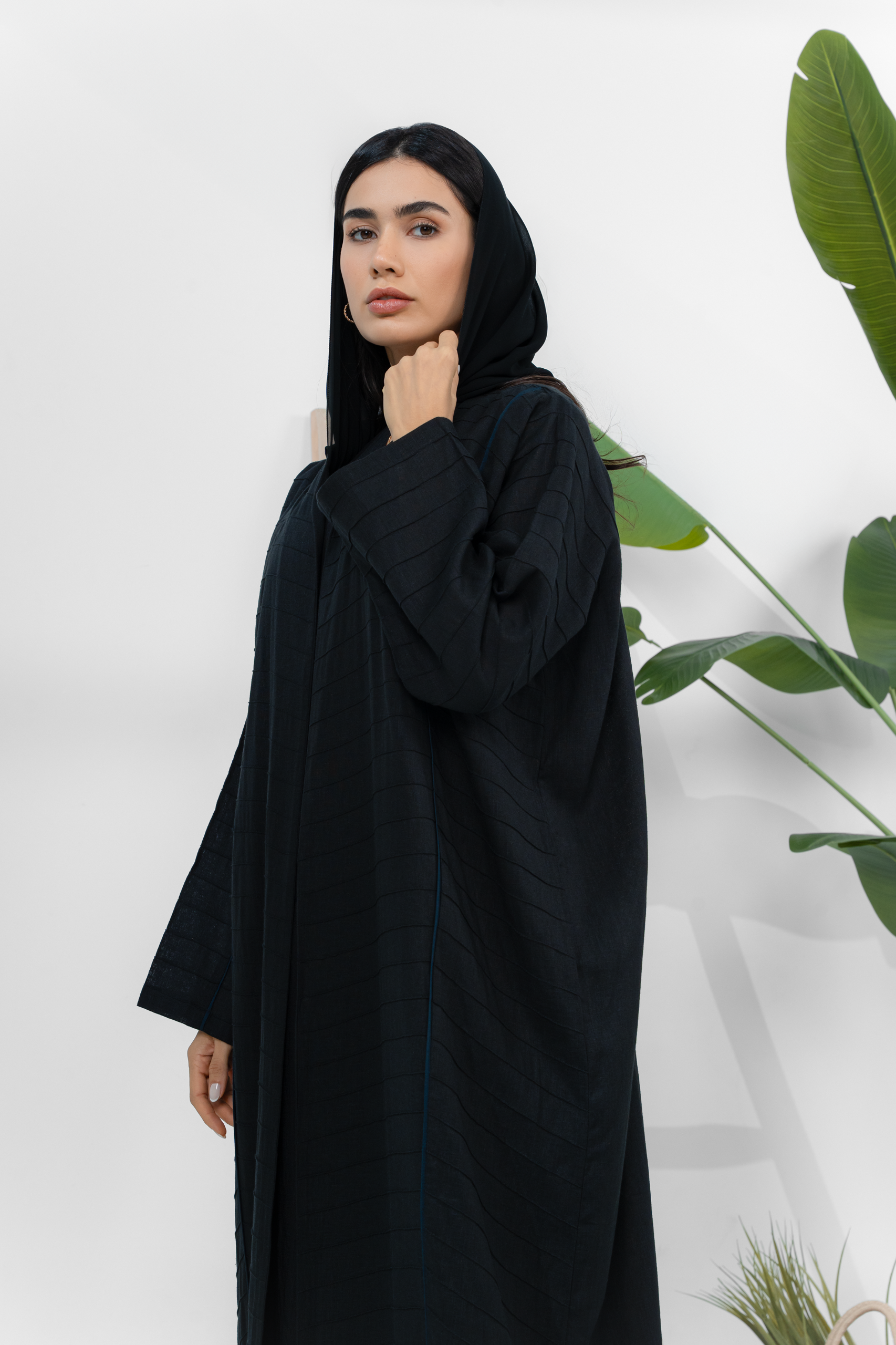Noir majesty abaya